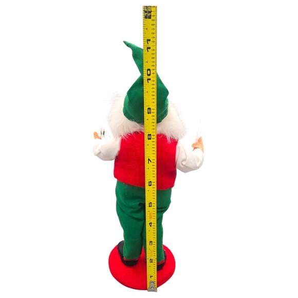 Annalee Elf Letters to Santa Christmas Doll 11" Slippers 2008 Vest Festive Decor - Picture 10 of 11